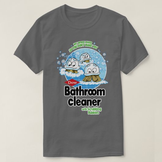 Bubbels wassen t-shirt (Design voorkant)