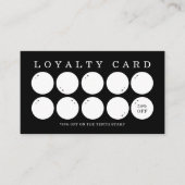 Bubbels Wasserij Wasserette Services Klantenkaartje (Voorkant)