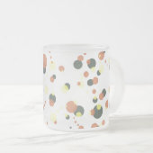 Bubbels zwevend heelal matglas koffiemok (Voorkant rechts)