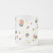 Bubbels zwevend heelal matglas koffiemok (Center)