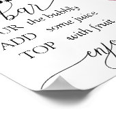 bubbelstang | Chique Wildflower Poster (Hoek)