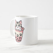 Bubbeltje kat koffiemok (Voorkant links)