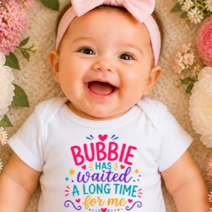 Bubbie Heeft Gewacht Kleurig Baby Bodysuit