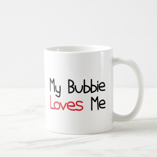 Bubbie houdt van me koffiemok (Rechts)