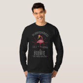 Bubbiemingo Oma Flamingo Grootmoeder Oma 4 T-shirt (Voorkant volledig)