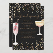 bubbige cocktails sparren grote opening kaart (Voorkant / Achterkant)