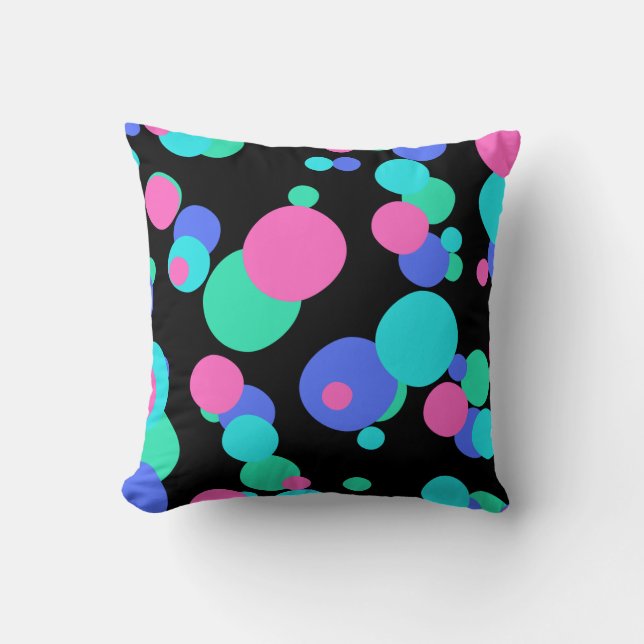 Bubble Abstract Patroon Kussen (Voorkant)