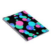 Bubble Abstract Patroon Notitieboek (Rechterzijde)
