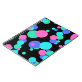 Bubble Abstract Patroon Notitieboek (Linkerzijde)