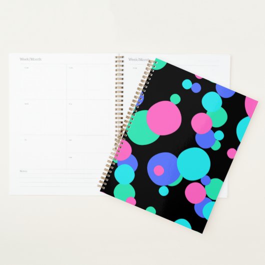 Bubble Abstract Patroon Planner (Display)