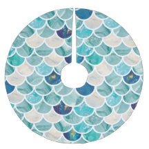 Bubble Aqua turquoise marmer mermaid fish scales