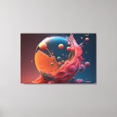 Bubble Art Canvas Afdruk (Voorkant)