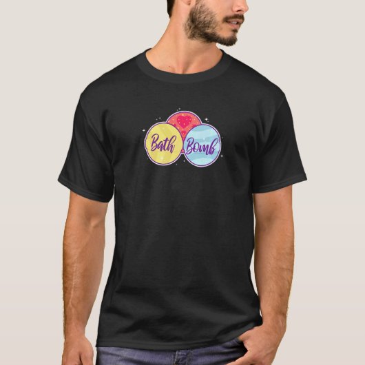 Bubble badkuip ontspanning badbommen liefhebber 1 t-shirt (Voorkant)