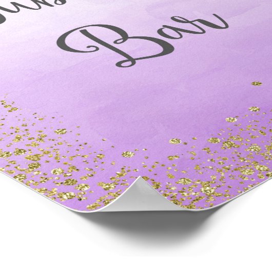 Bubble Bar Wedding Poster Print (Hoek)