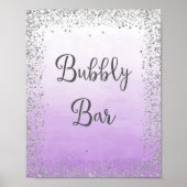 Bubble Bar Wedding Poster Print (Voorkant)