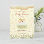 Bubble Bath Baby shower Kaart (Staand voorkant)