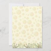 Bubble Bath Baby shower Kaart (Achterkant)