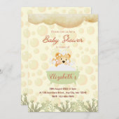 Bubble Bath Baby shower Kaart (Voorkant / Achterkant)
