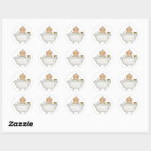 Bubble Bath Baby Stickers (Vel)