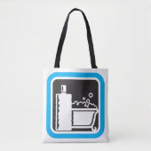 Bubble Bath Icon Canvas tas (Voorkant)