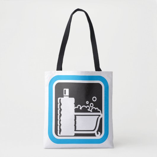 Bubble Bath Icon Canvas tas (Voorkant)