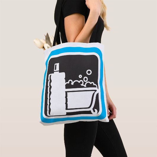 Bubble Bath Icon Canvas tas