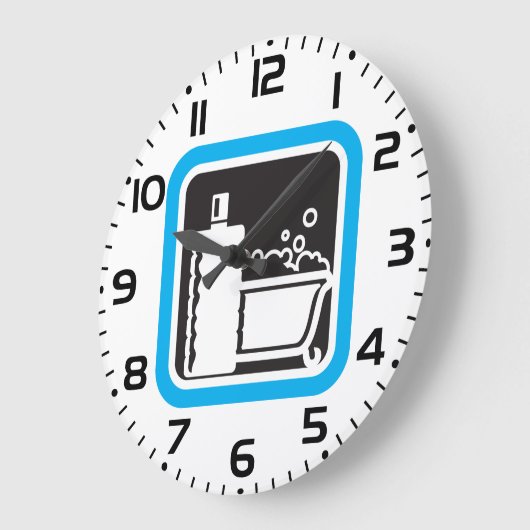 Bubble Bath Icon Relaxing Bathroom Spa Grote Klok (Hoek)