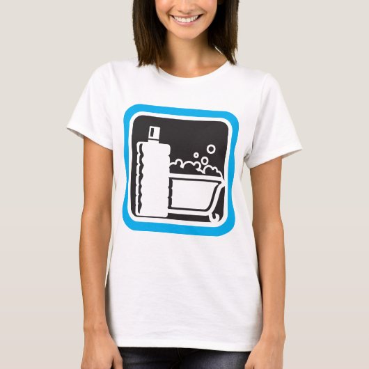 Bubble Bath Icon T-Shirt (Voorkant)