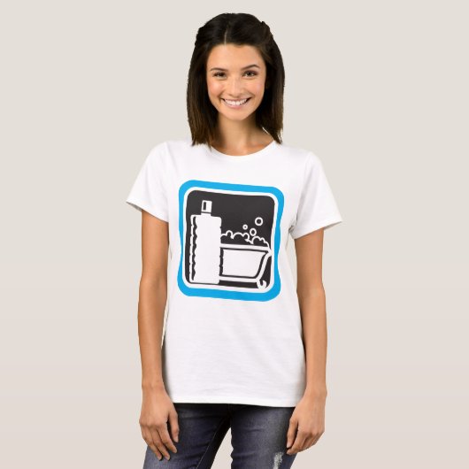 Bubble Bath Icon T-Shirt (Voorkant volledig)