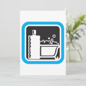 Bubble Bath Kaart (Staand voorkant)