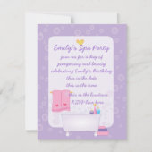 Bubble Bath Kaart (Voorkant)