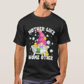 Bubble Bath Moederdag Pun Bathing Mam Gnome T-shirt (Voorkant)