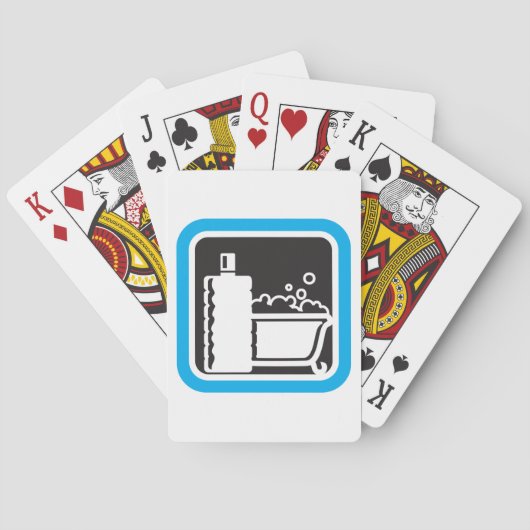 Bubble Bath Piccon-speelkaarten Pokerkaarten (Achterkant)