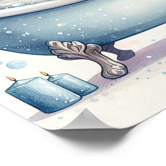 Bubble Bath Polar Beer Poster (Hoek)