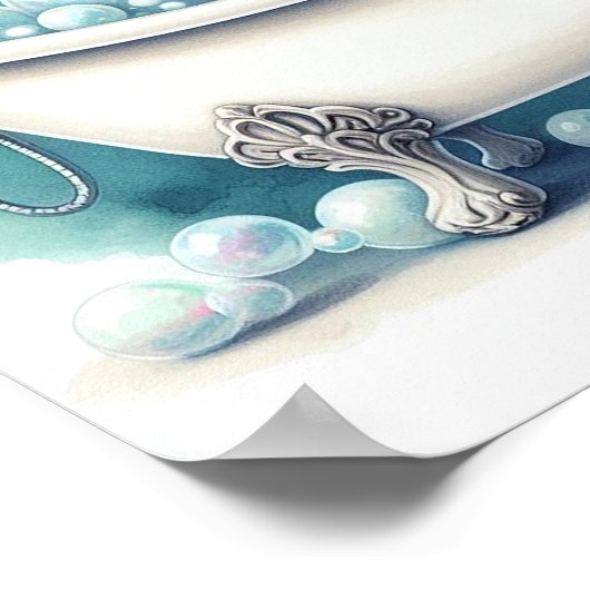 Bubble Bath Schaap Poster (Hoek)