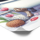 Bubble Bath Skunk Poster (Hoek)