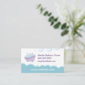 Bubble Bath Soap Visitekaartje (Staand voorkant)