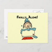 Bubble Bath Tshirts and Gifts Briefkaart (Voorkant / Achterkant)