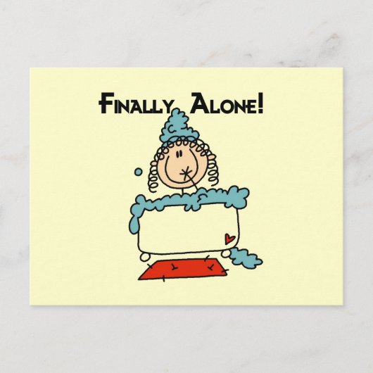 Bubble Bath Tshirts and Gifts Briefkaart (Voorkant)