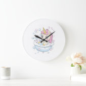 Bubble Bath Unicorn (1) Grote Klok (Huis)