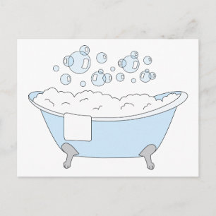 Bubble Bathtub Briefkaart