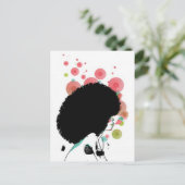 Bubble Bee Briefkaart (Staand voorkant)