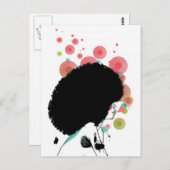 Bubble Bee Briefkaart (Voorkant / Achterkant)