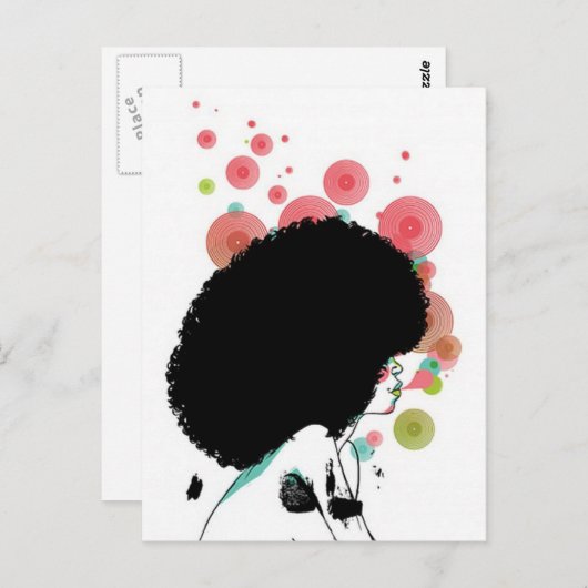 Bubble Bee Briefkaart (Voorkant / Achterkant)