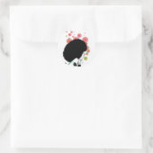 Bubble Bee Ronde Sticker (Tas)