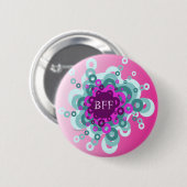 BUBBLE Best Friends Forever Ronde Button 5,7 Cm (Voorkant /achterkant)