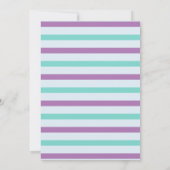 Bubble Birthday Bash Birthday Party Kaart (Achterkant)