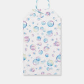 Bubble Birthday Dank u Label Summer Party Cadeaulabel (Achterkant)