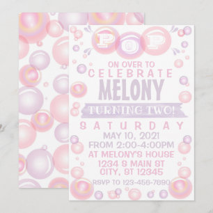 Bubble Birthday Kaart