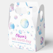 Bubble Birthday Party Favor Box Pop on Over Bedankdoosjes (Geopend)